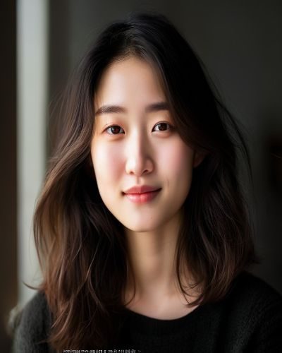 小泽玛利亚个人形象照，温暖自然光线下的人物特写，展现其日裔加拿大混血外貌特征与亲和气质
